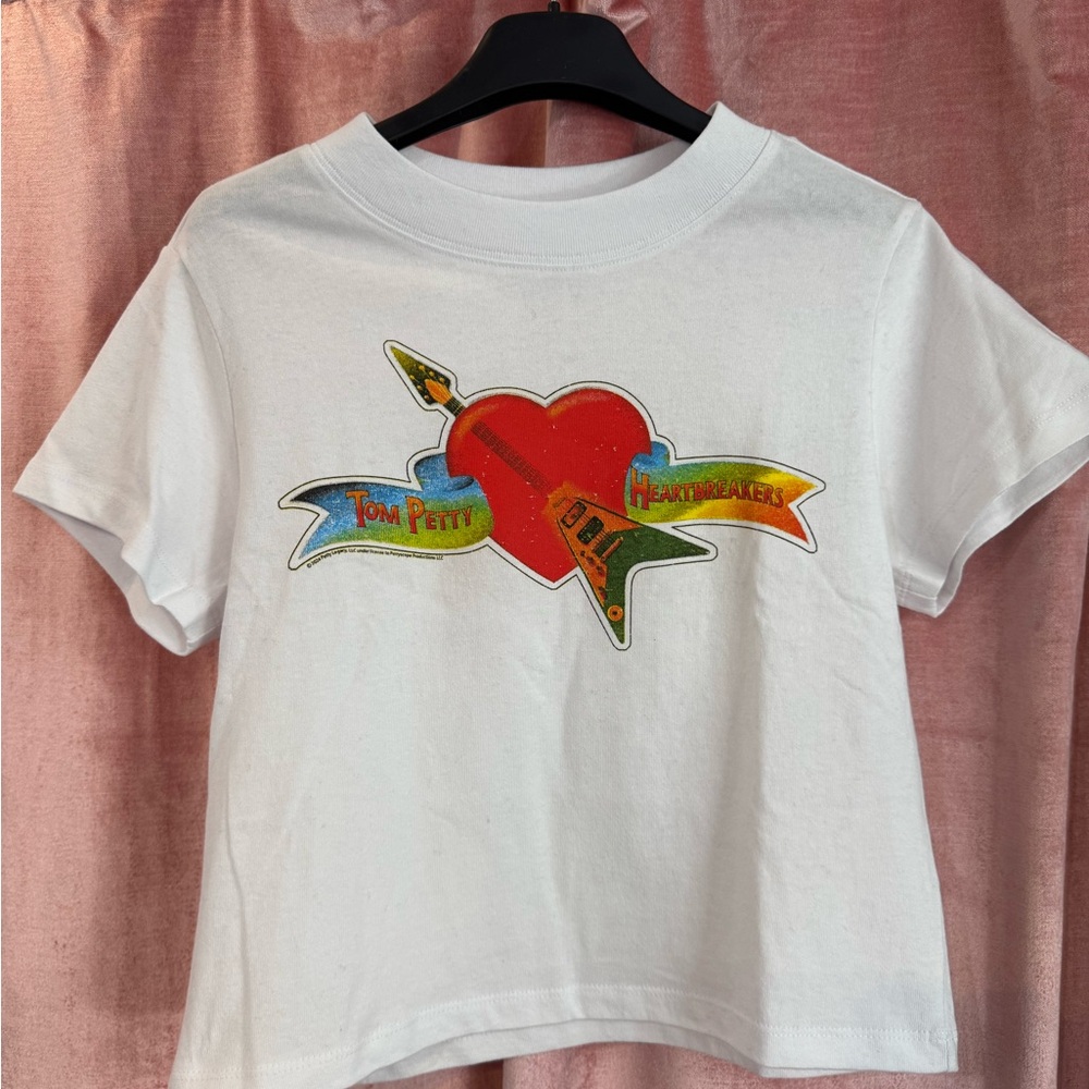 Tom Petty White Graphic T-Shirt NWT size S